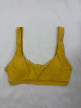aerie Scoop Bikini Top in Mustard